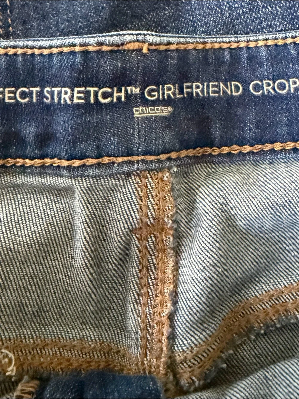Chico's Relaxed Straight-Leg Jeans in Medium Blue Wash